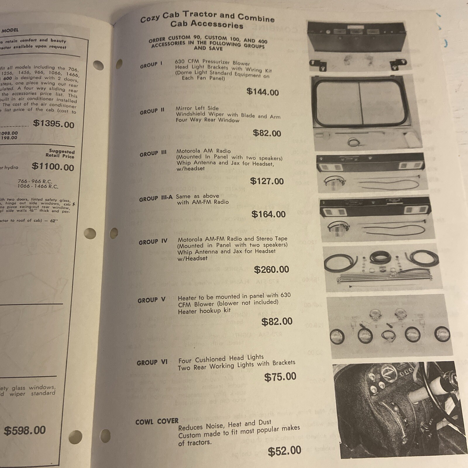 Cozy Cab (Oct 15, 1975) Custom Products Of Litchfield Inc (Minnesota) Brochure