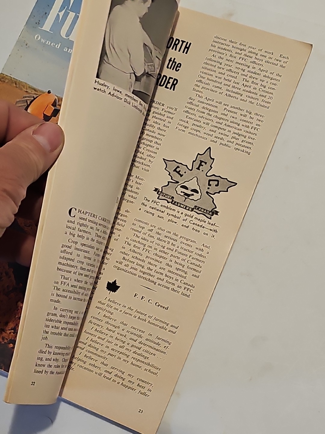 Original Spring 1954 Future Farmer Magazine Complete