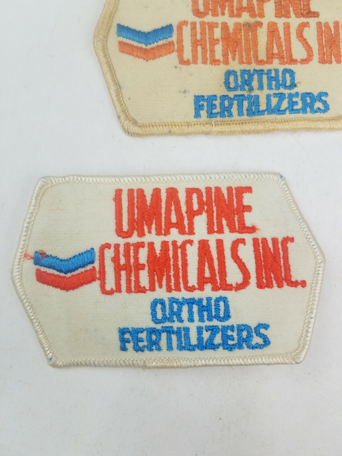 Vintage Lot of 7 Chevron Umpaine Chemicals In Ortho Fertilizers Patches