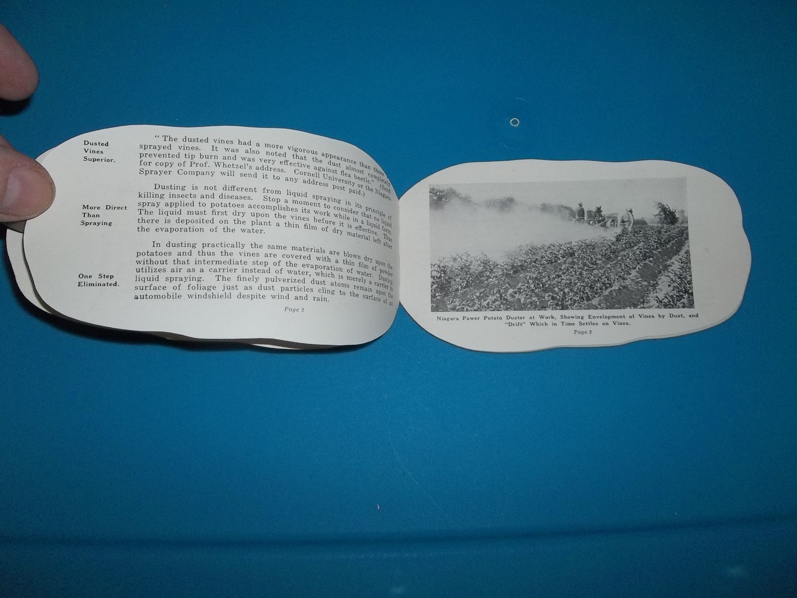 NIAGARA POTATO DUSTS Niagara Sprayer Company Bulletin 236 Middleport New York