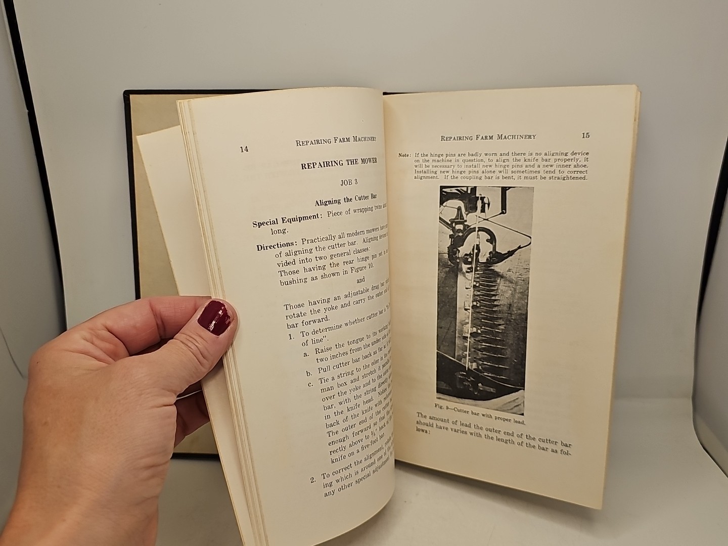 Book Repairing Farm Machinery truck tractor hit miss engine 1940 Morrison