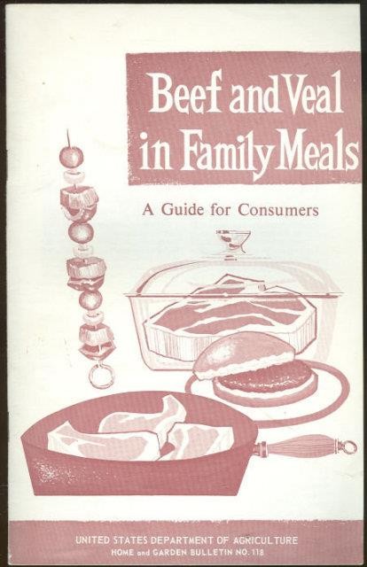 Beef and Veal, Eggs Family Meals Agriculture Recipes Home Garden Bulletins Two