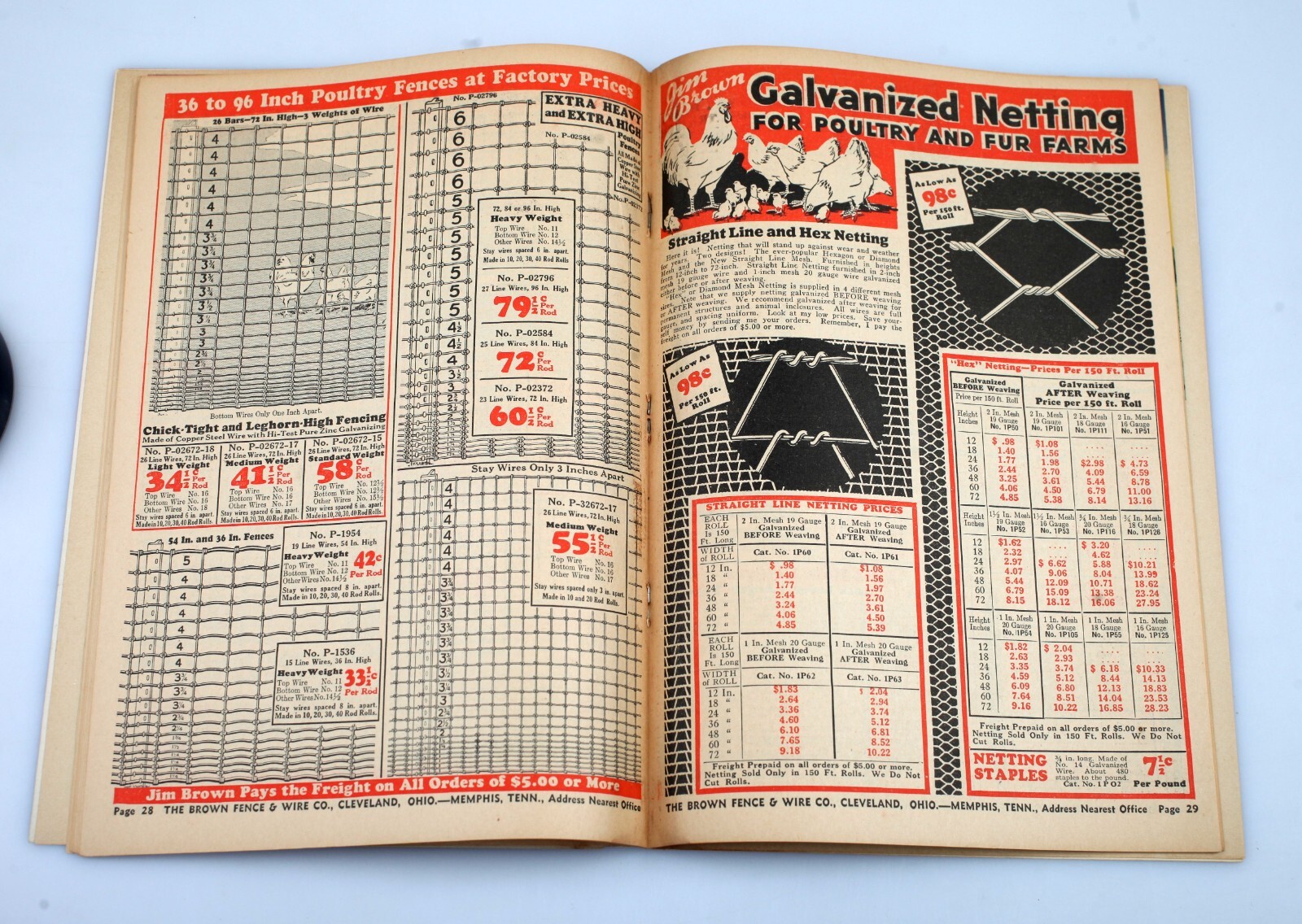 1930s Jim Brown&rsquo;s Fence & Wire Bargain Book Farm Supply Catalog Cleveland