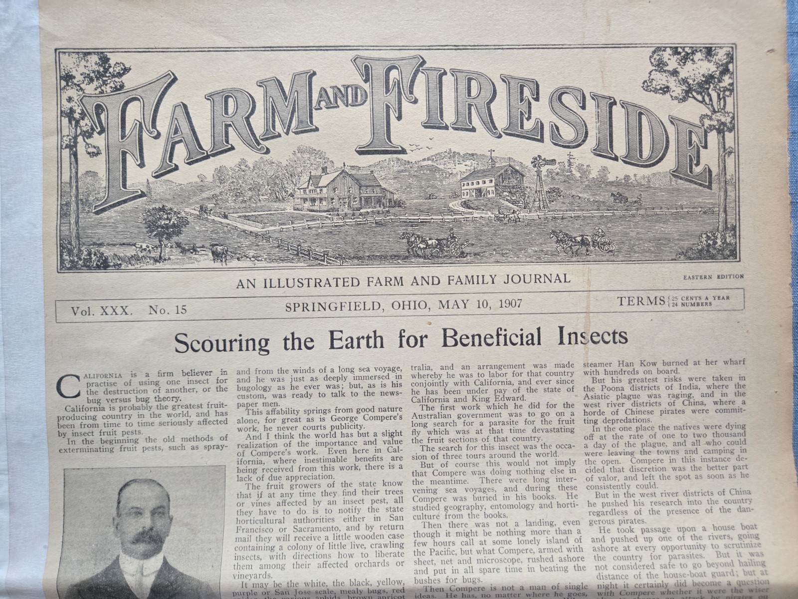 Farm & Fireside Newspaper May 10 1907 Articles News Humor Fashion Ads