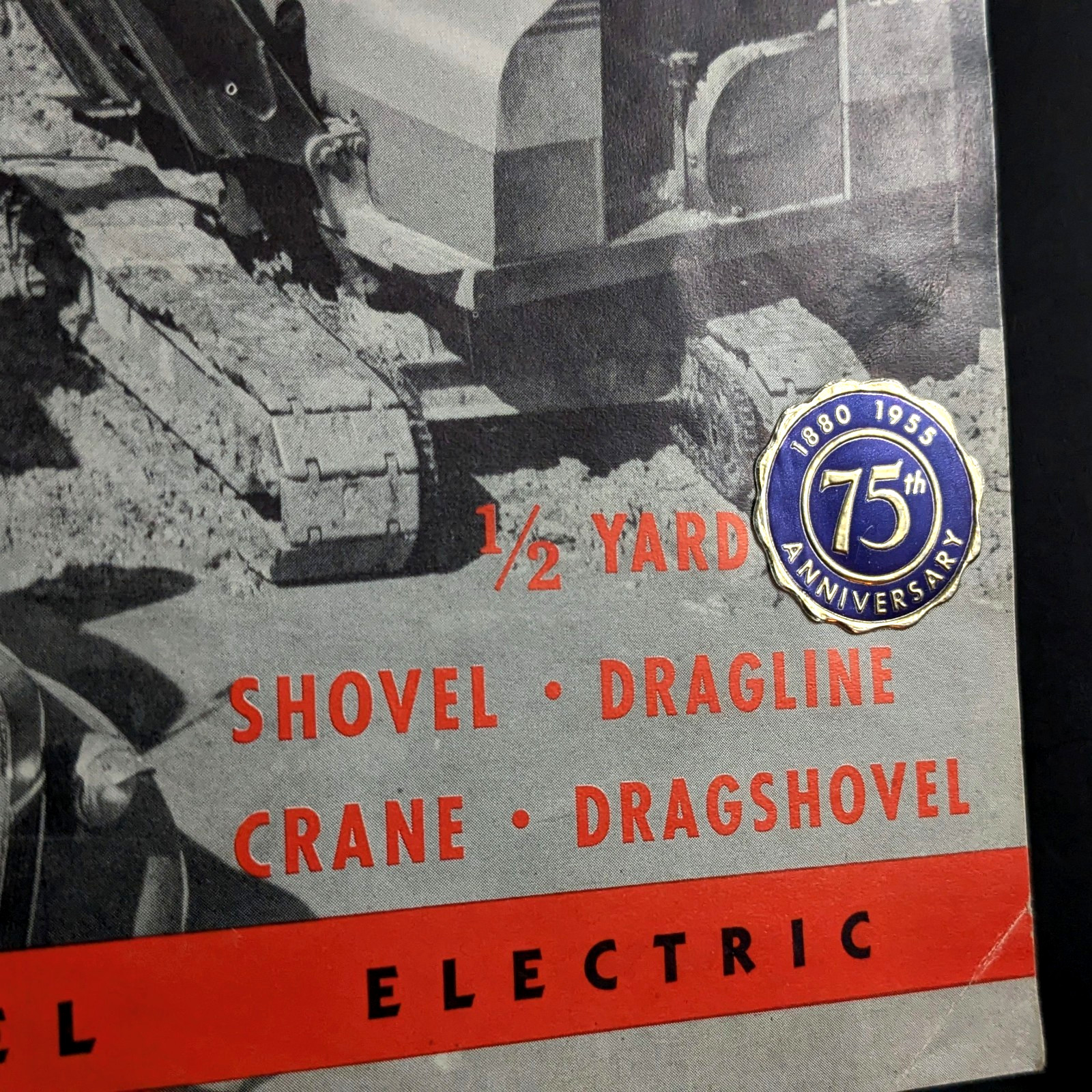 1955 Bucyrus Erie 15-B Brochure Bulletin Shovel Dragline Crane Dragshovel
