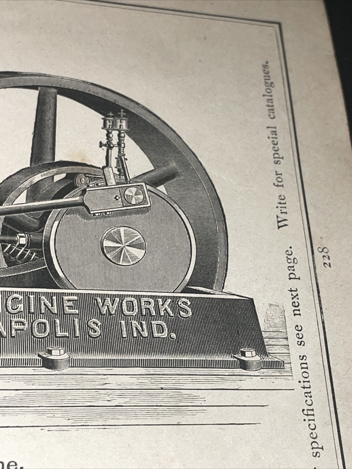 1891 Baldwin – Atlas Engine Works – Farm Advertising – Indianapolis New Orleans