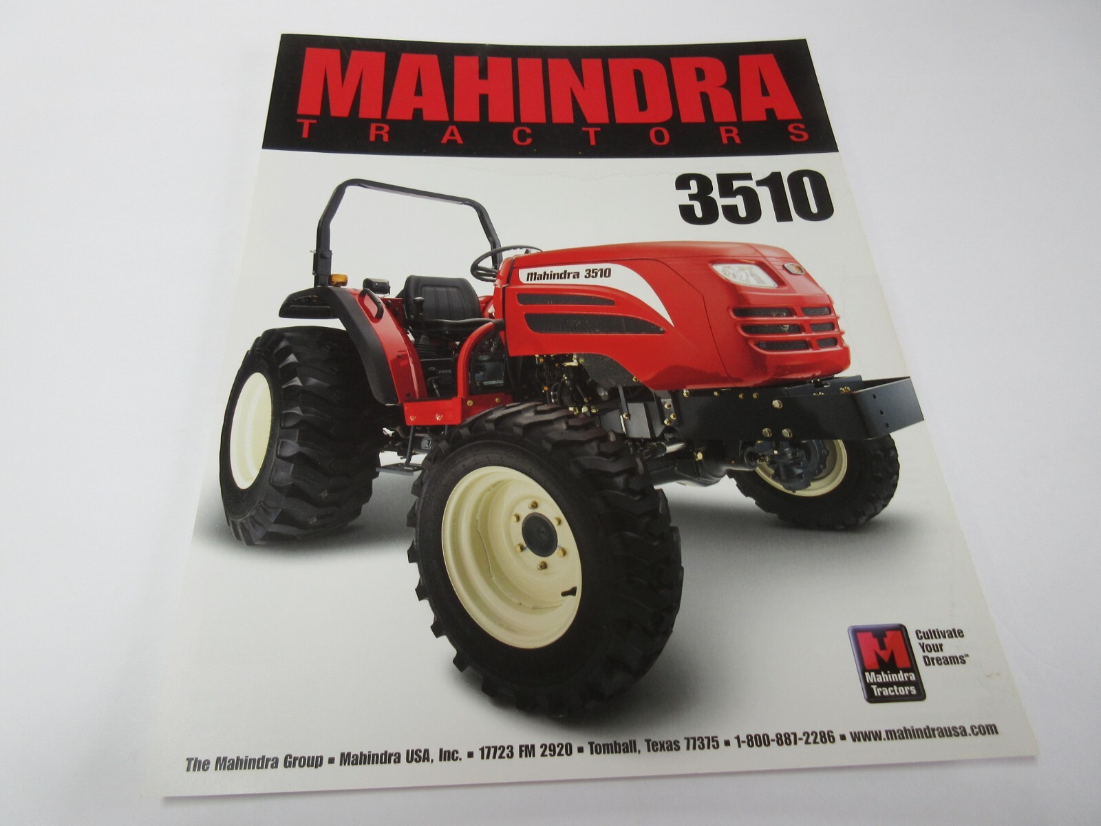Mahindra 3510 Tractor Brochure 2 Page