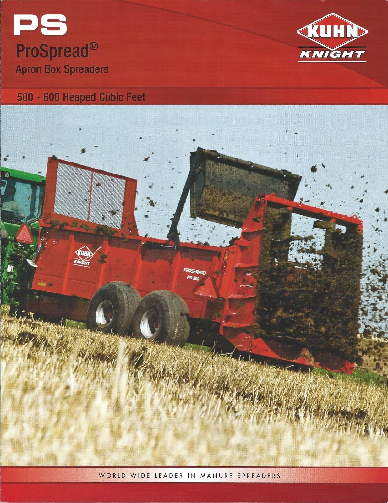 Farm Equipment Brochure – Kuhn Knight PS 150 160 Manure Spreader – 2010 (F5097)