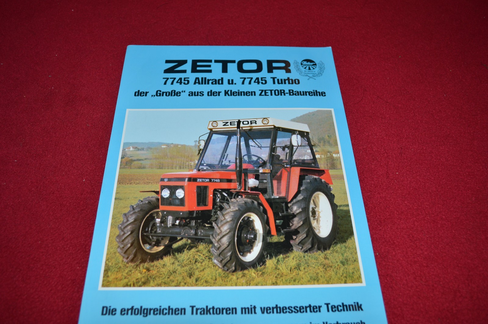 Zetor 7745 Tractor 30 years in Germany Dealer&rsquo;s Brochure LCOH