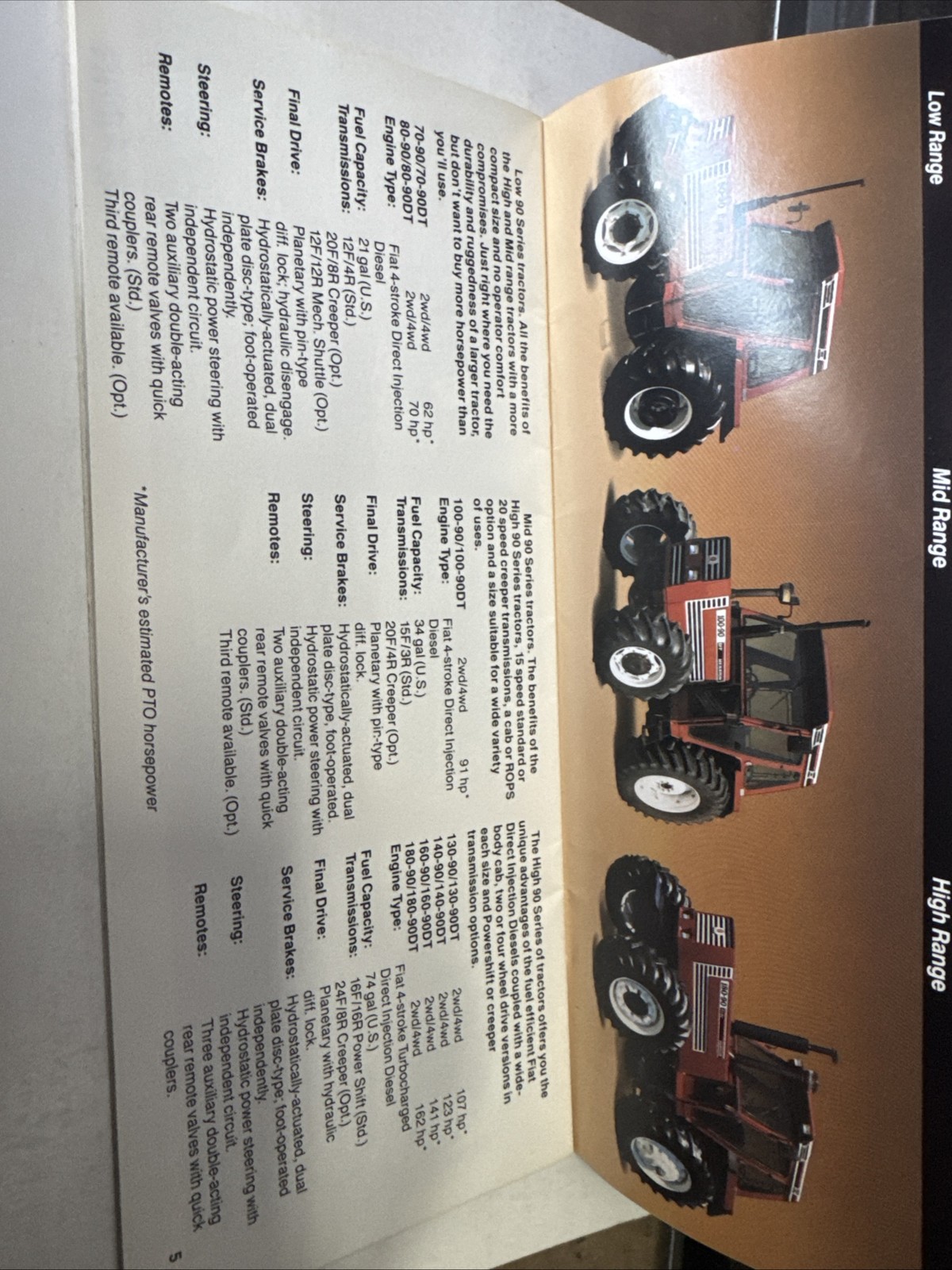 Vintage HESSTON The Prime Line Brochure 32 page White Farm Equipment Oliver