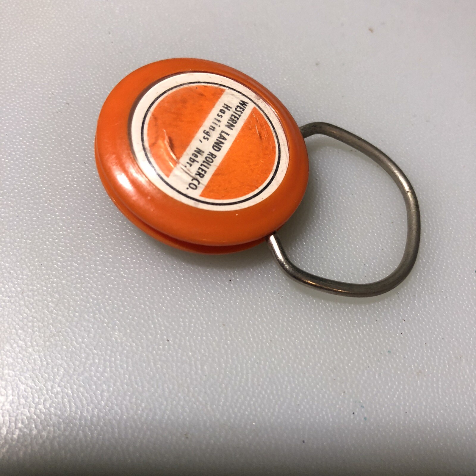 Hastings Nebraska Western Land Roller Co Bearcat Ag Farming Vintage Keychain