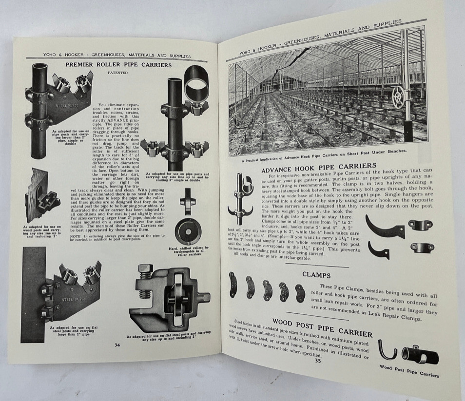1959 Yoho & Hooker Greenhouses Catalog 157 Youngstown OH + Pricelist + other ads