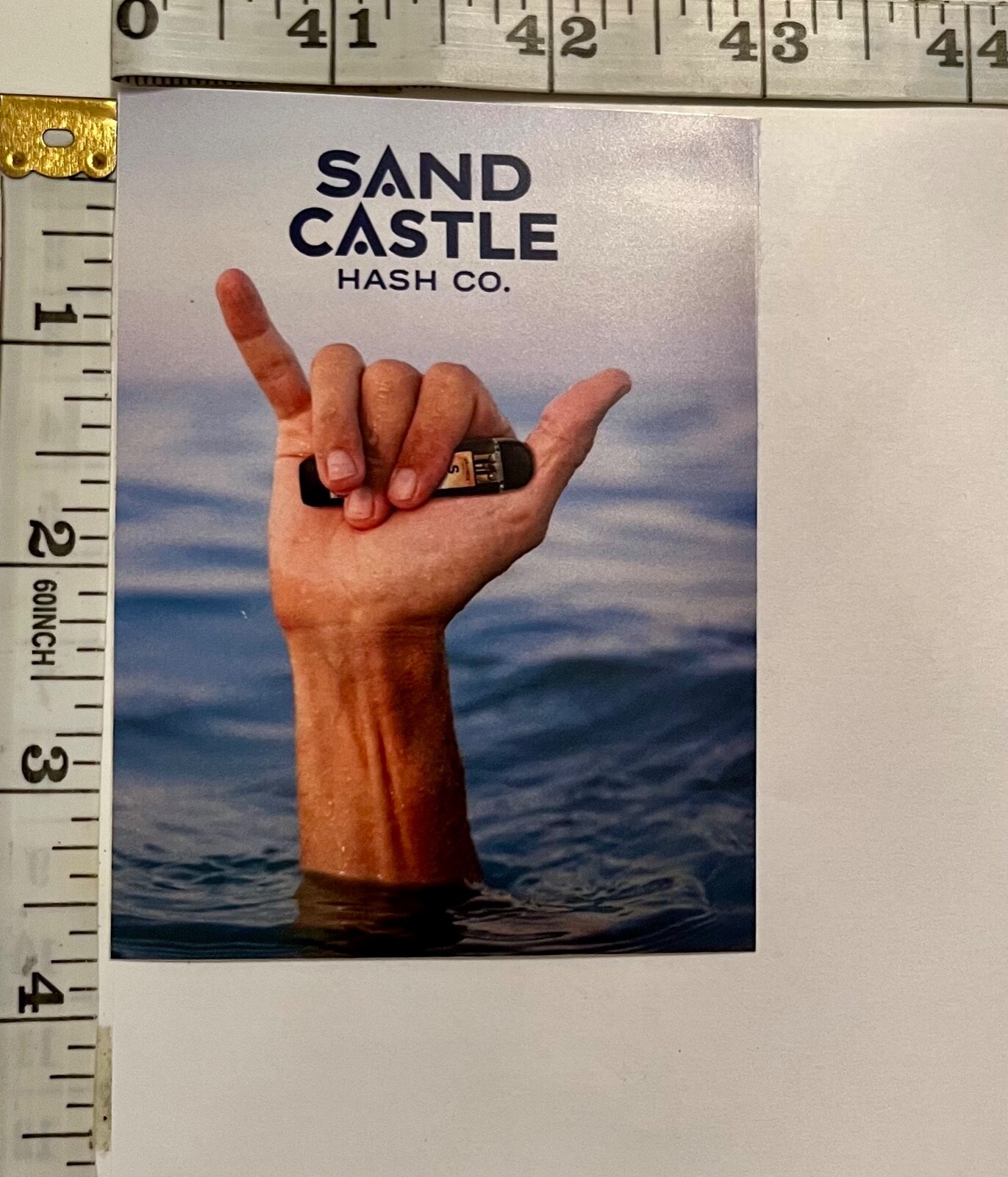 SAND CASTLE HASH CO. Vinyl Sticker – Oregon, USA Cannabis Industry Advertisement