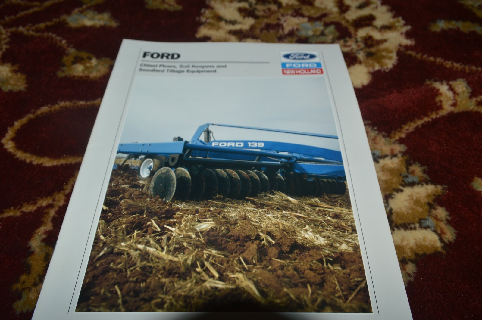 Ford Tractor Chisel Plows Soil Keepers & Seedbed Tillage Equipme Brochure DCPA15
