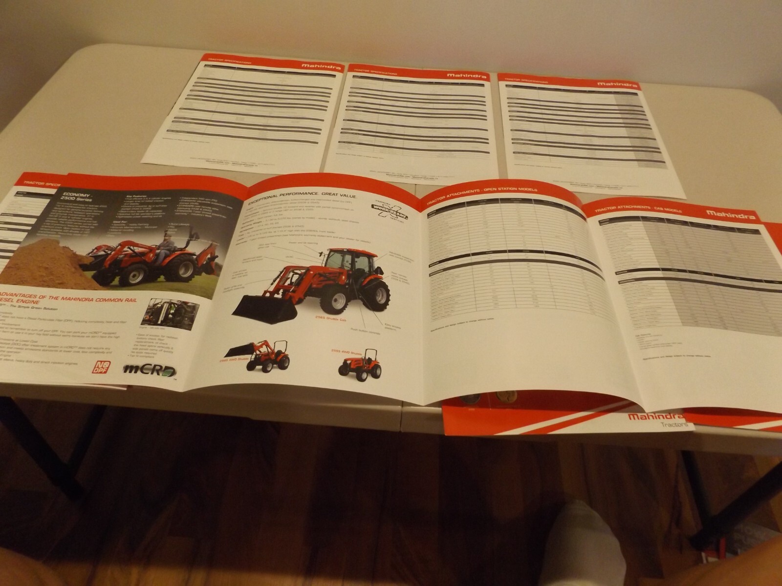 7-pc. MAHINDRA SERIES TRACTORS, 2016-2017