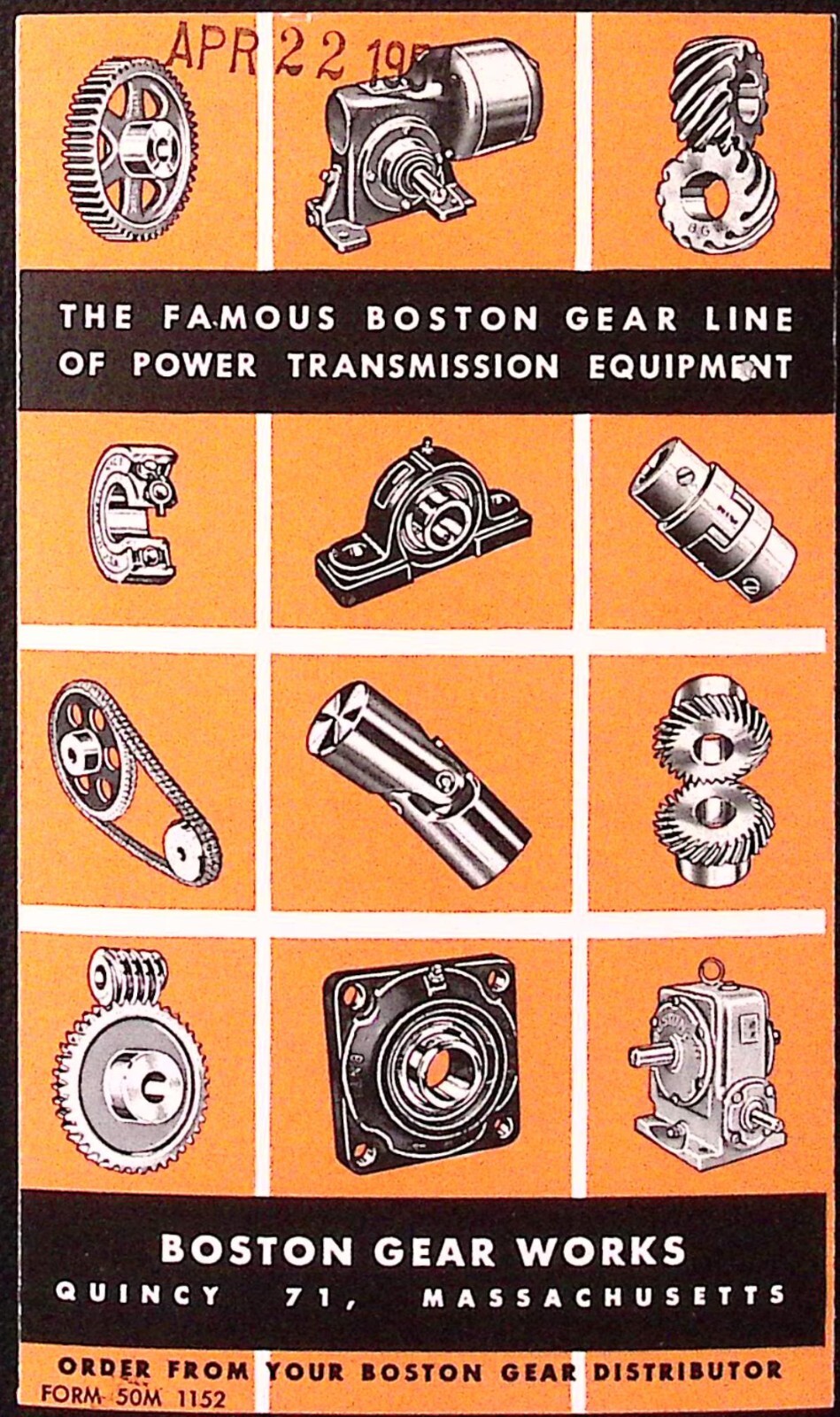 1954 New Boston Gear Chain Breaking Tool Brochure Standard Industrial Supply Co