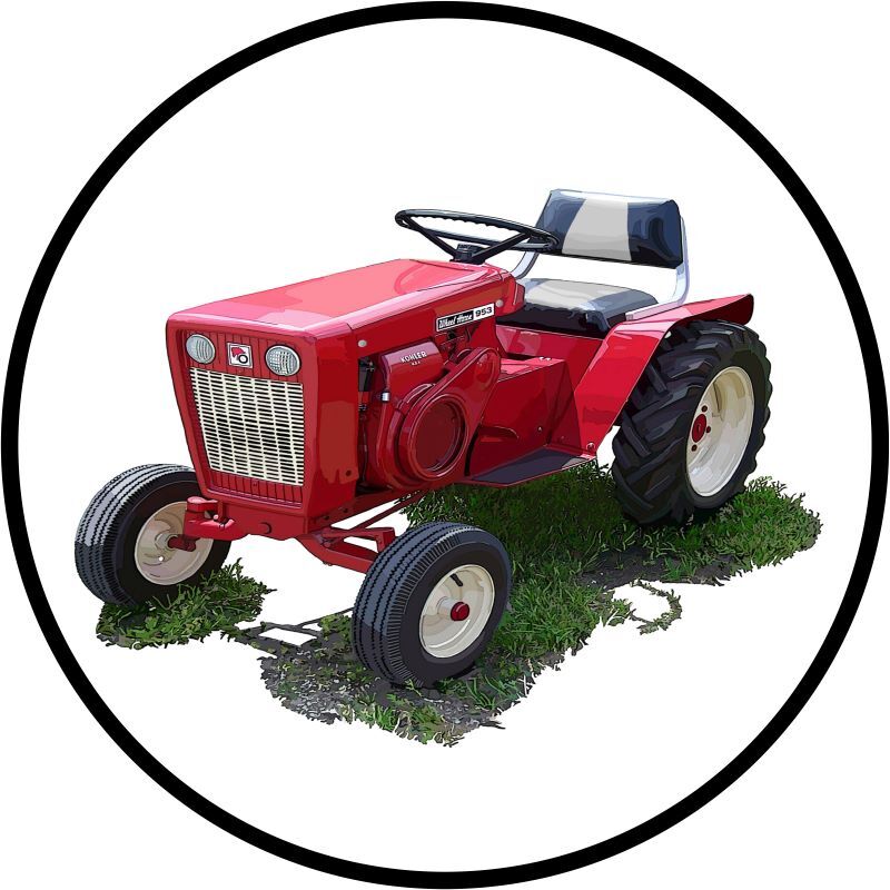 Wheel Horse Model 953 Lawn Tractor NEW Metal Sign 28&Prime; Dia. Round AMERICAN STEEL
