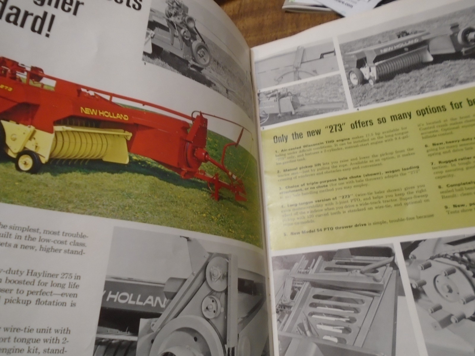 Vintage 1968 Sperry Rand New Holland Farmers Choice Baler Sales Brochure Mowers