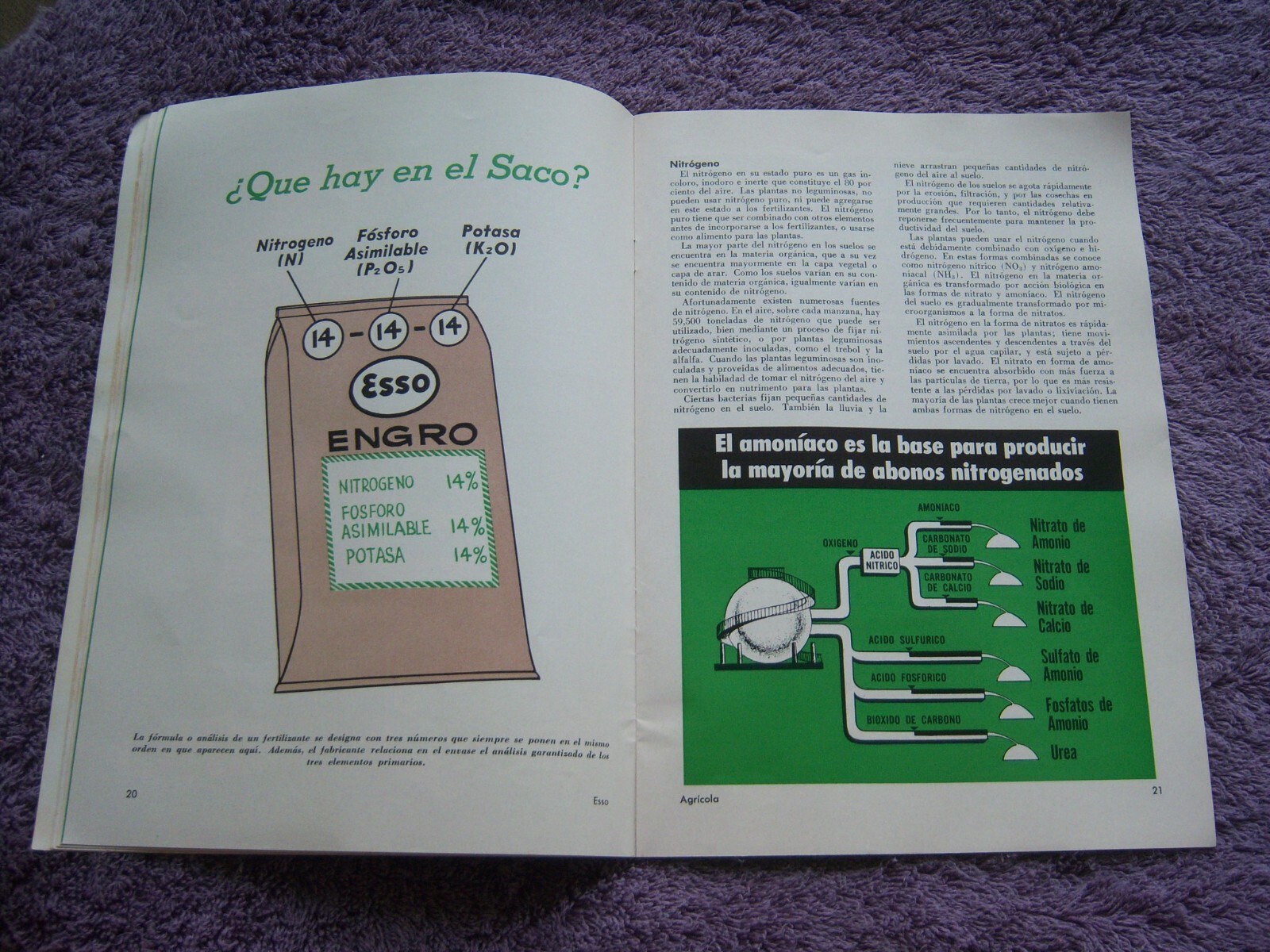 ESSO AGRICOLA SPANISH LANGUAGE BOOKLETS Farming Agriculture