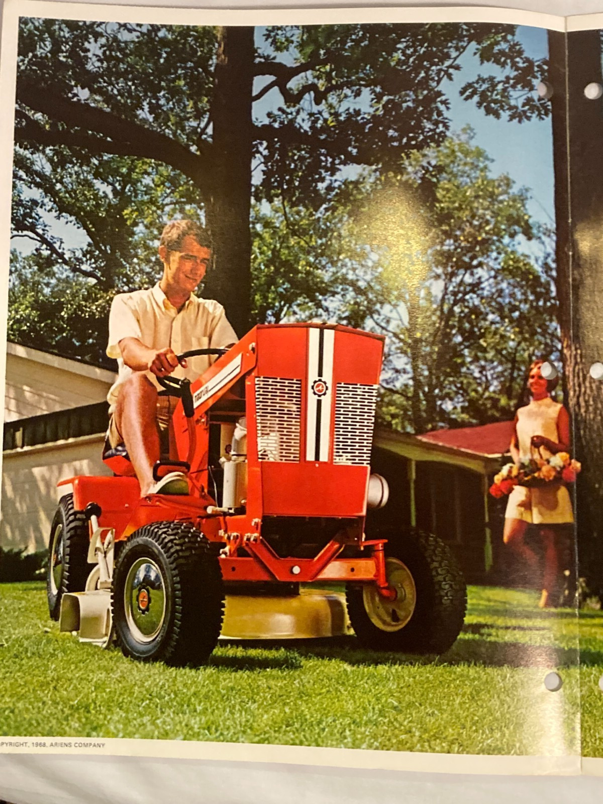 1969 Ariens Riding Mower Tractors Brillion, Wisconsin, Mower Tractor Catalog