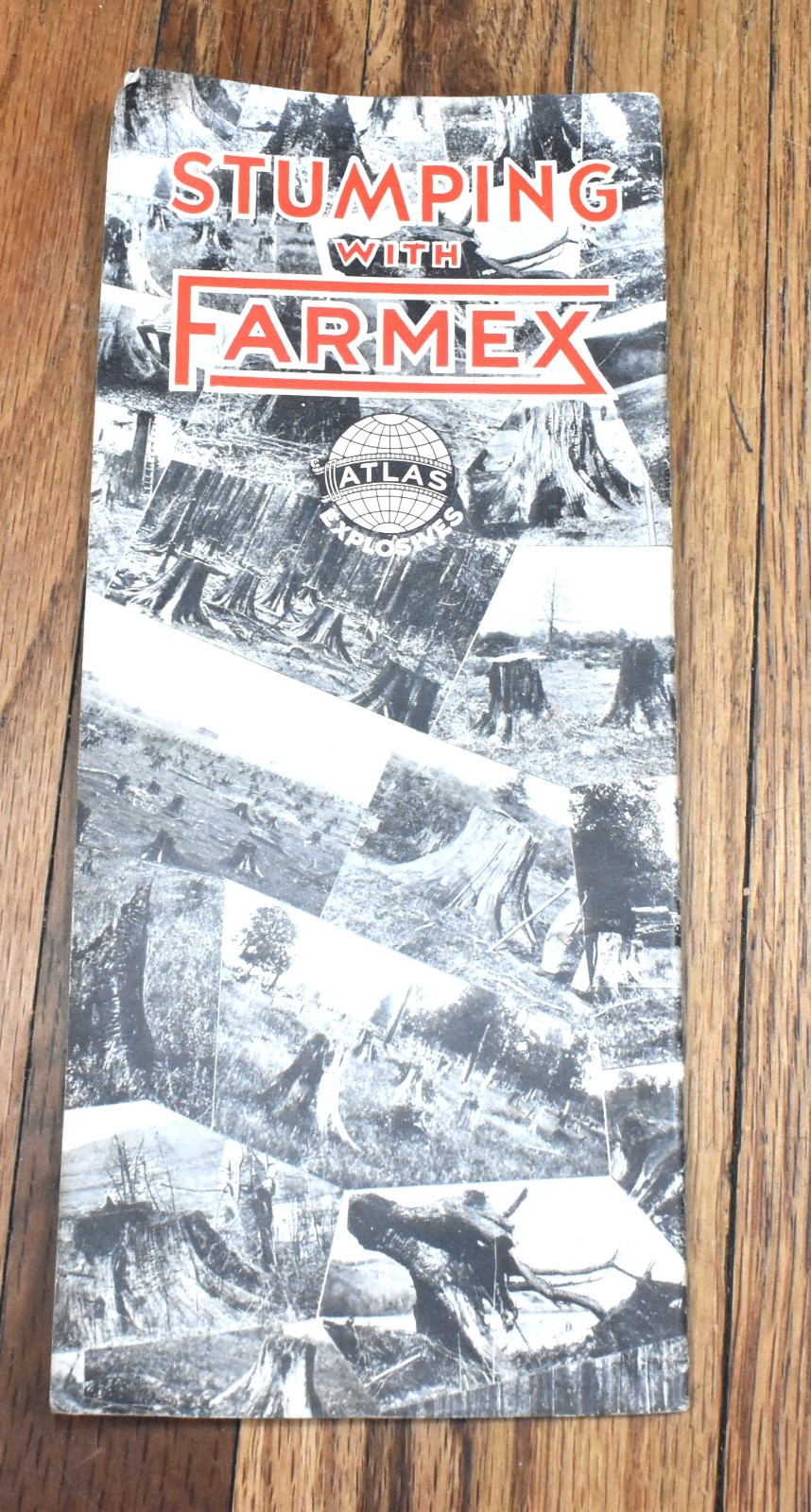 Vintage Atlas Powder Company Stumping with Farmex Farming Sales Brochure