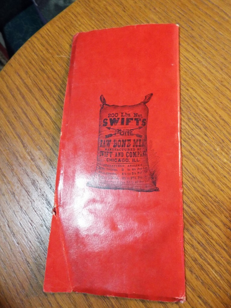 1901 Swift&rsquo;s Bone & Blood Fertilizer Booklet Calendar Prices Chicago Stock Yards
