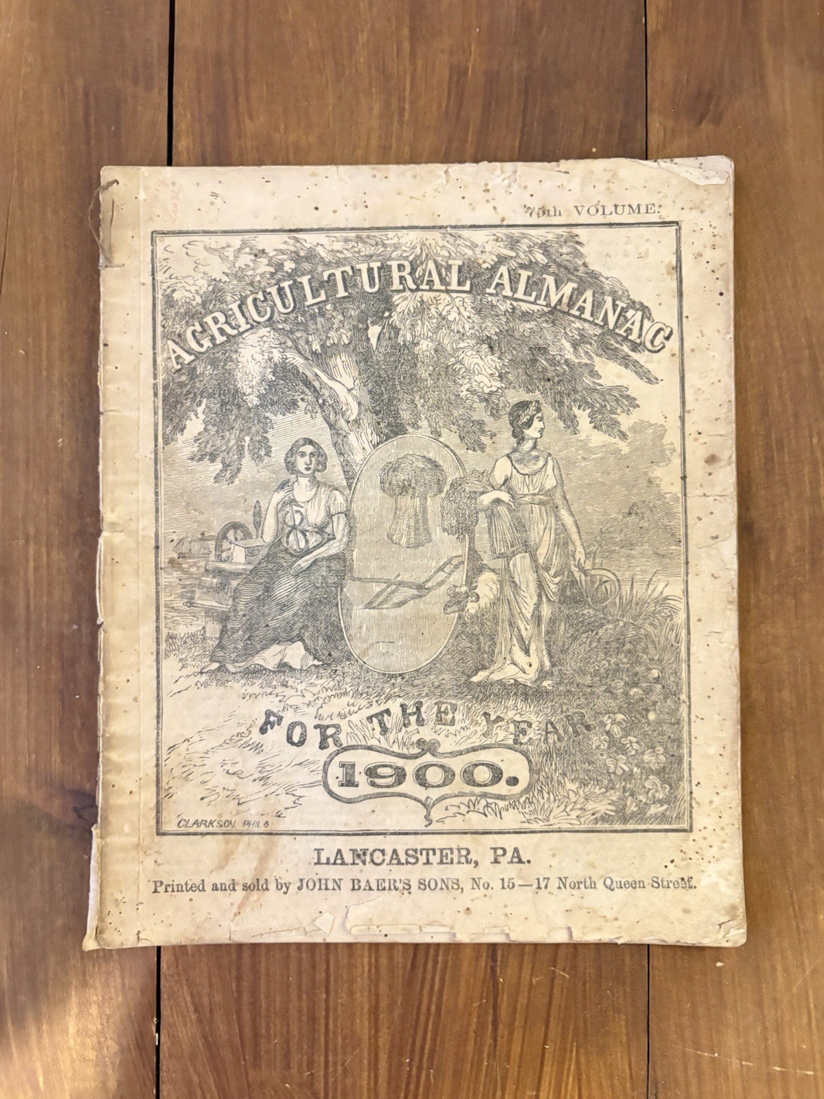 Lot Of 23 John Baer&rsquo;s Agricultural Almanac Lancaster, PA Antique! 1900’s