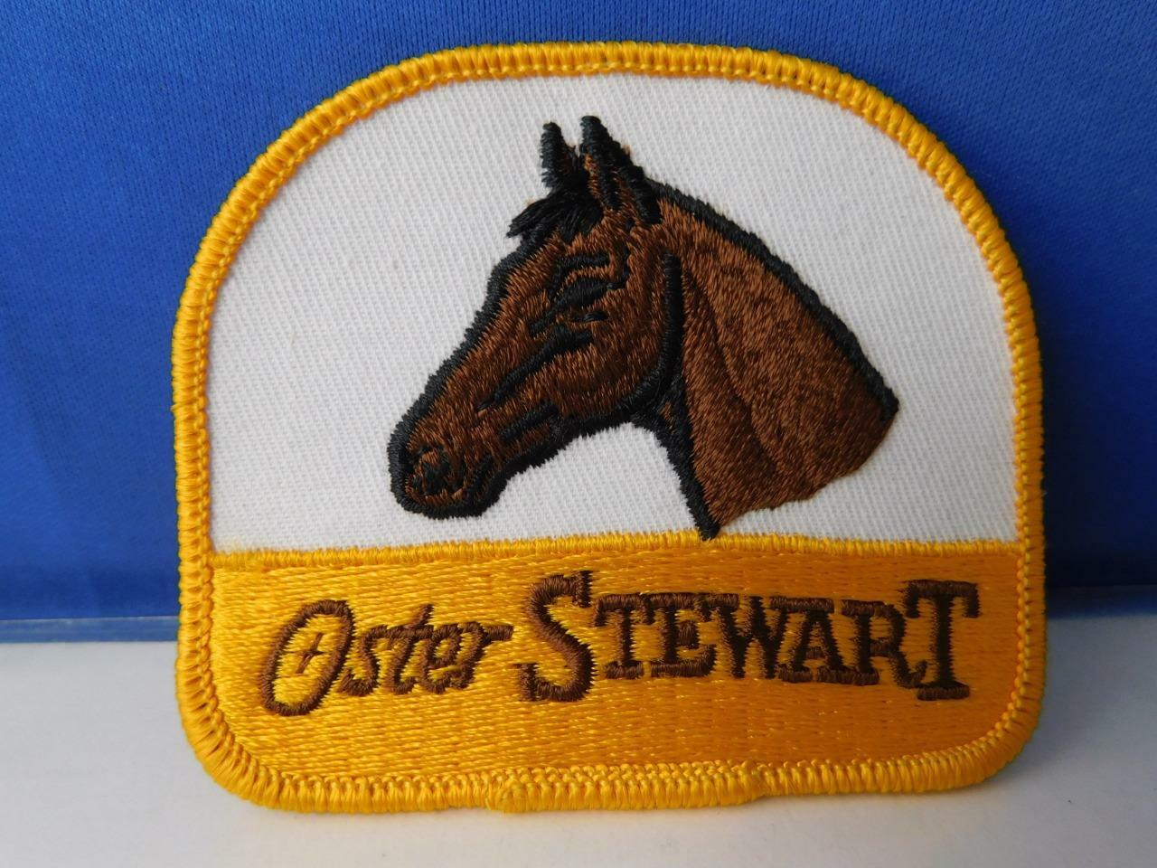 OSTER STEWART HORSE ANIMAL CLIPPER VINTAGE PATCH EMPLOYEE UNIFORM FARM RIDING