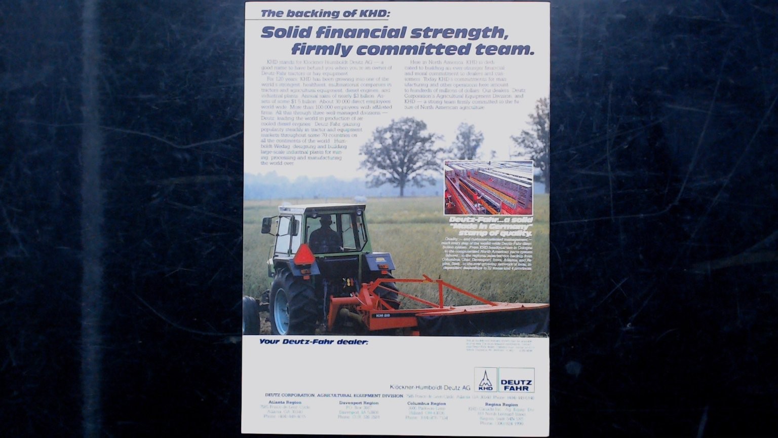 Deutz-Fahr Agricultural Brochure Rotary Haymakers 1980s Vintage