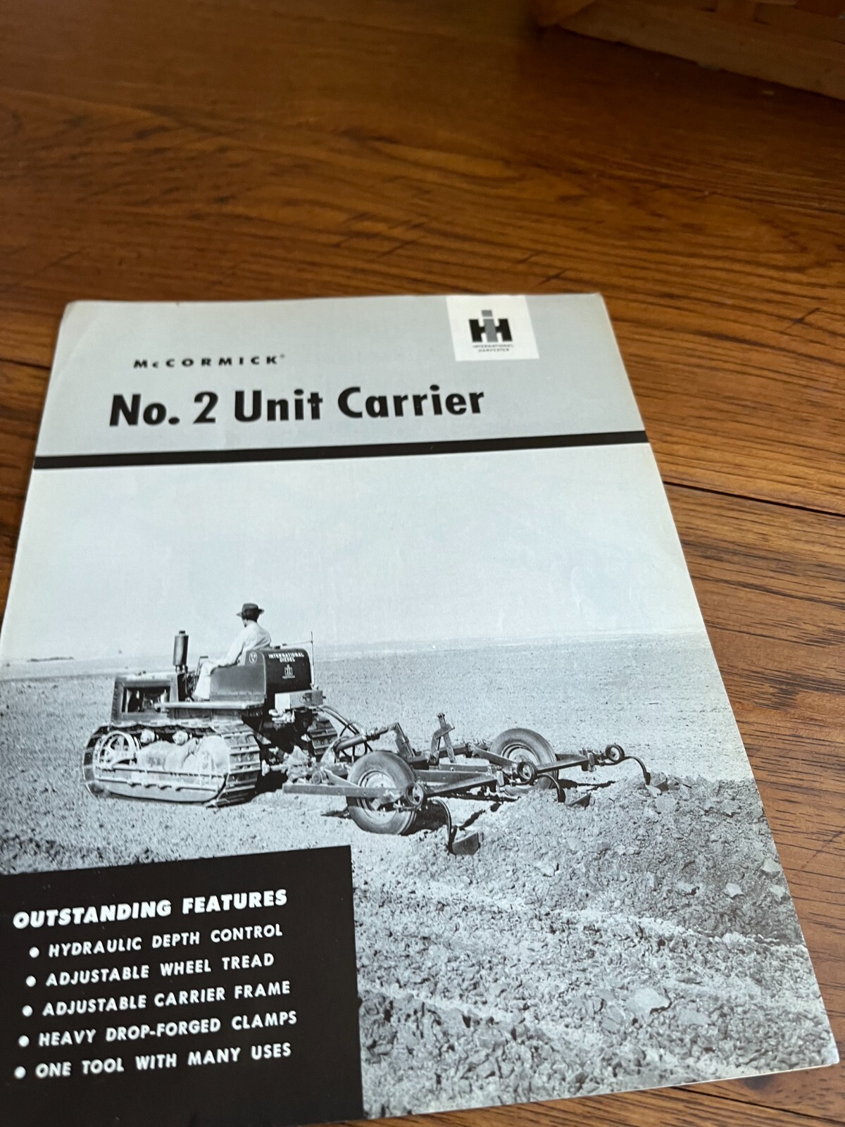 International Harvester No. 2 Unit Carrier For 1956 Brochure FCCA