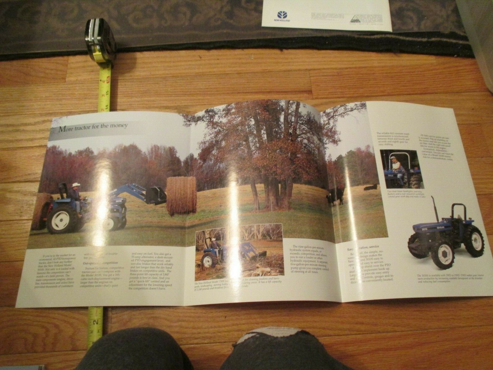 New Holland Tractor 42 PTO HP Economy tractors Dealer sales brochure
