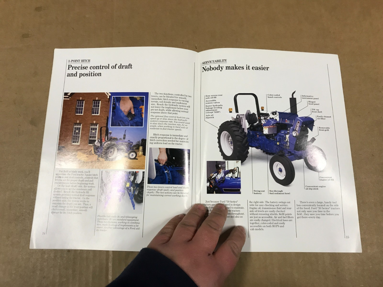 Vintage Ford 32-62 PTO HP30 Series Utility Tractors Salesman Brochure