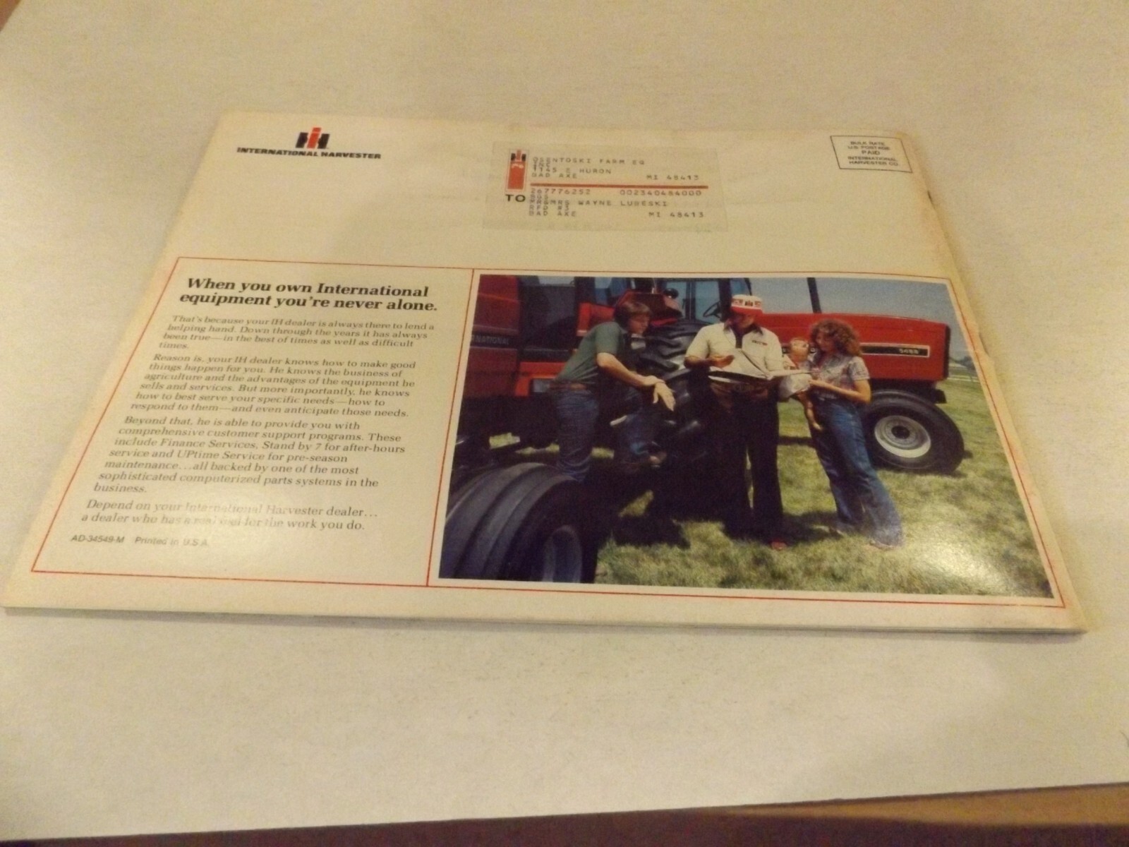 1983 INTERNATIONAL AG EQUIPMENT BUYER&rsquo;S GUIDE , LIT # AD-34549-M