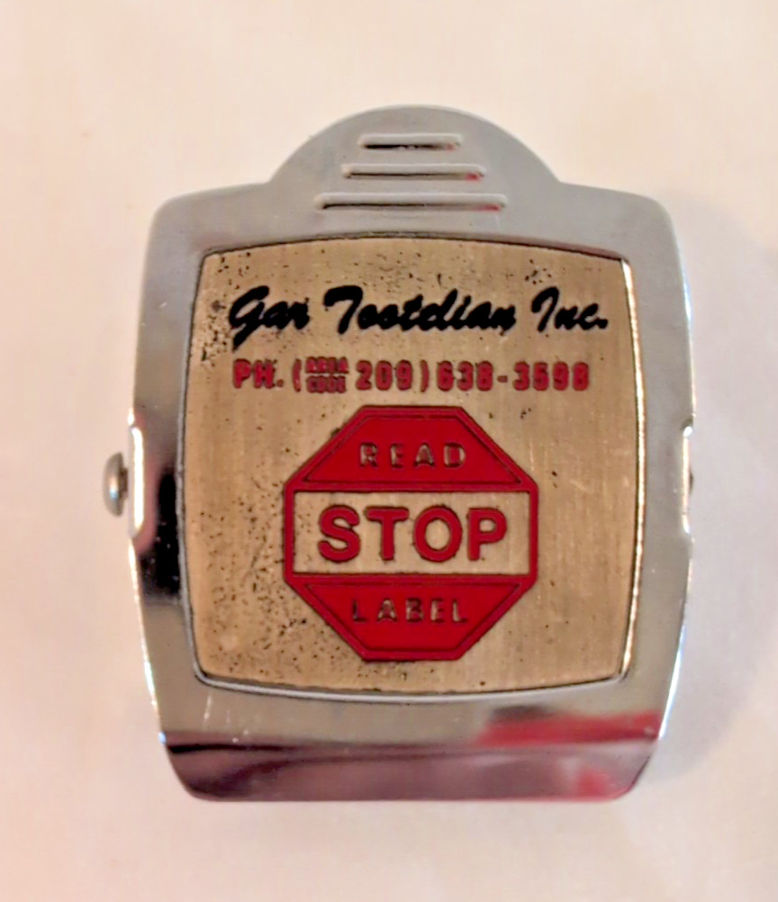 Vintage Gar Tootelian Inc Magnet Clip Circa 1960s California Agriculture Company