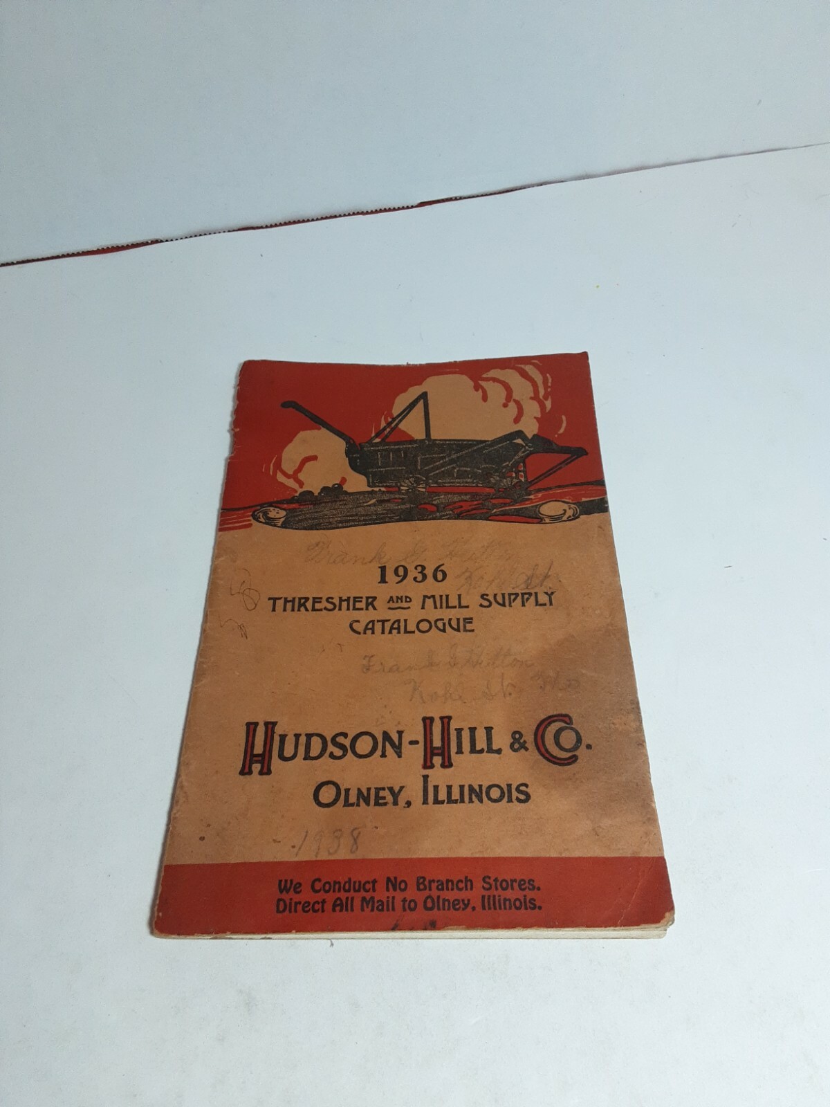 1936 Hudson – Hill & Co Thresher And Mill Supply Catalog