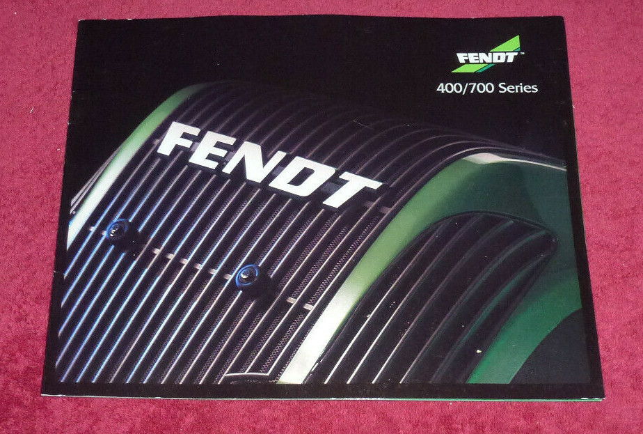 Fendt 400/700 SeriesTractor Booklet Brochure