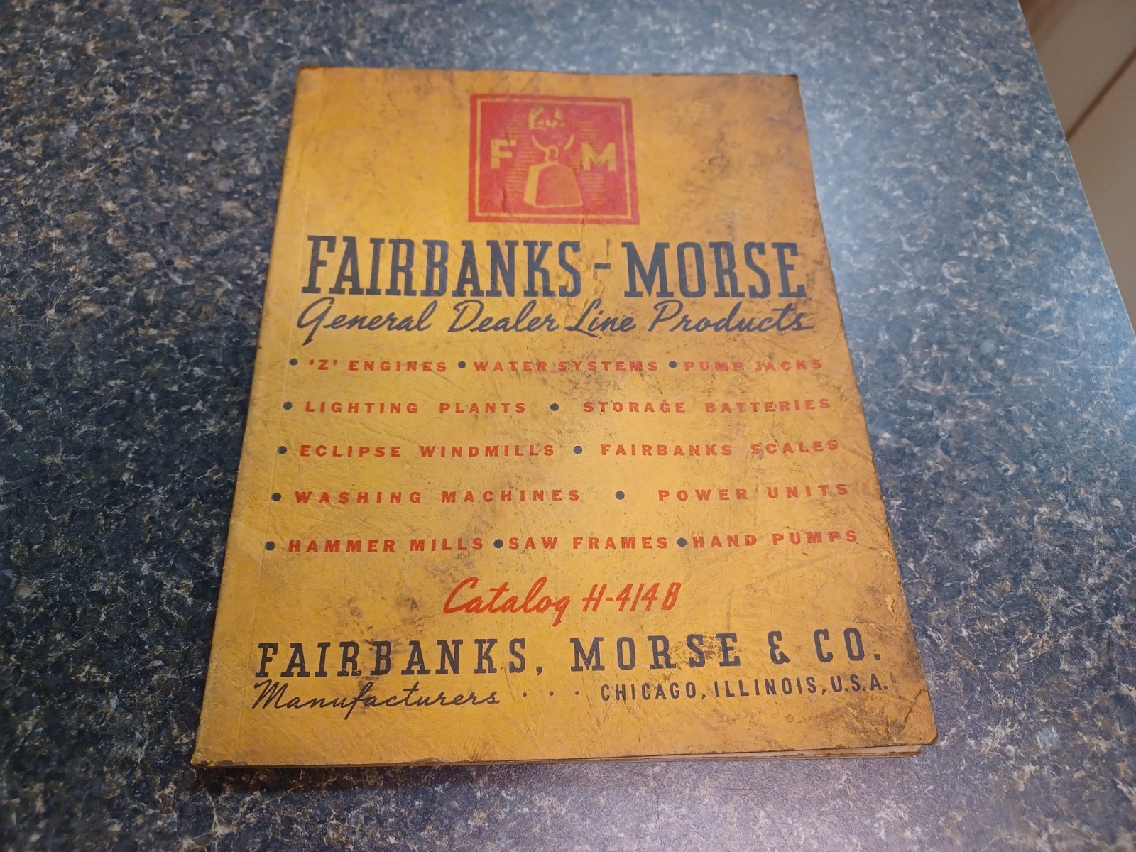1937 H414B Fairbanks Morse Dealer Product Line Catalog Pumps Batteries Windmills