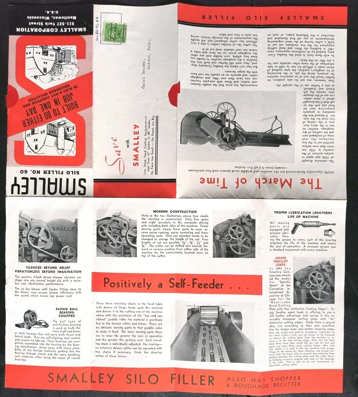 1930s Smalley Farm Tractor Equipment Sales Brochure Advertising Flyer Poster