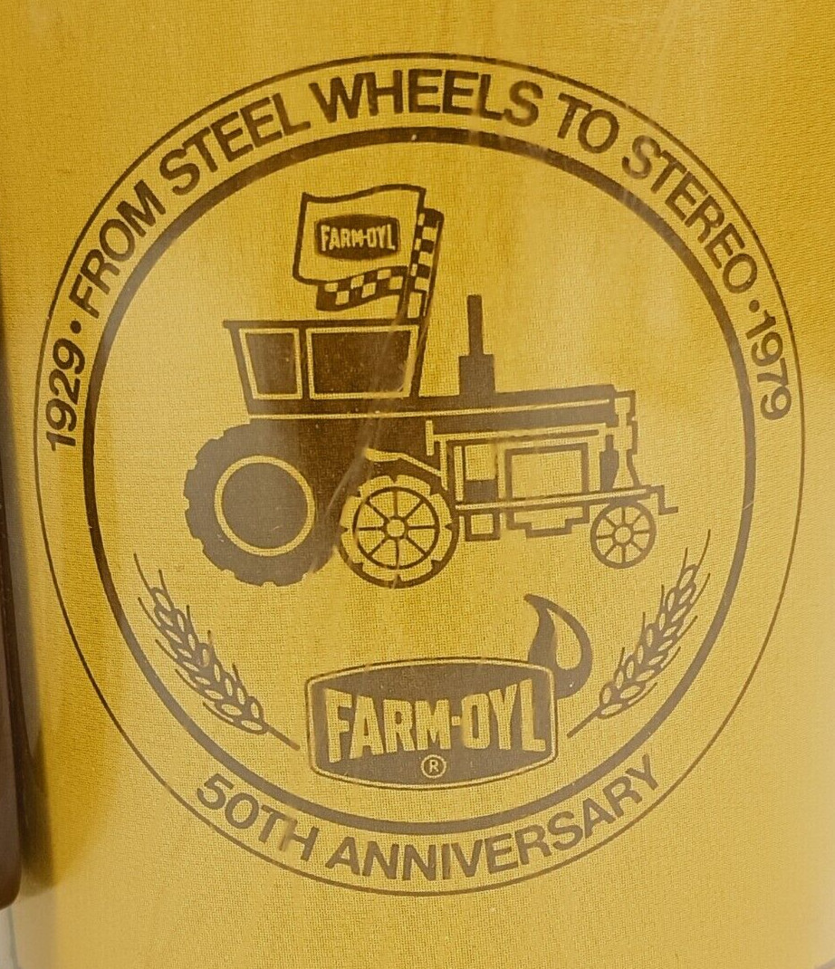 Vintage 1976 FARM OYL 50th Anniversary From Steel Wheels To Stereo 1929-1979.