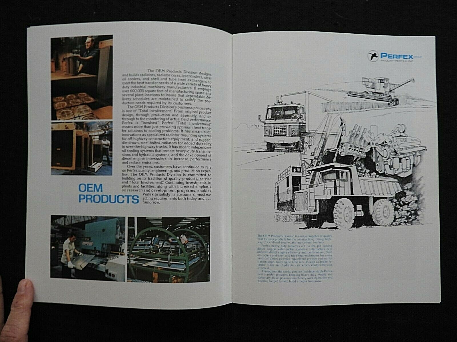 c1980 McQUAY-PERFEX AUTOMOTIVE INDUSTRY SALES RADIATORS ETC BROCHURE DAIKIN