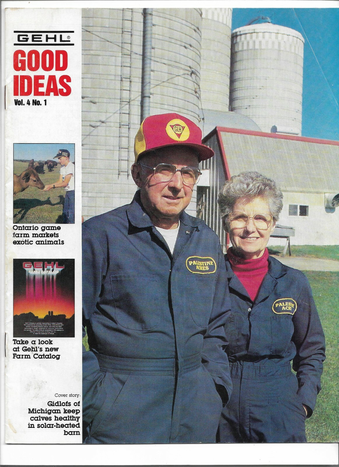 Original OEM Gehl Good Ideas Volume 4 Number 1 Magazine Brochure Book Pamphlet