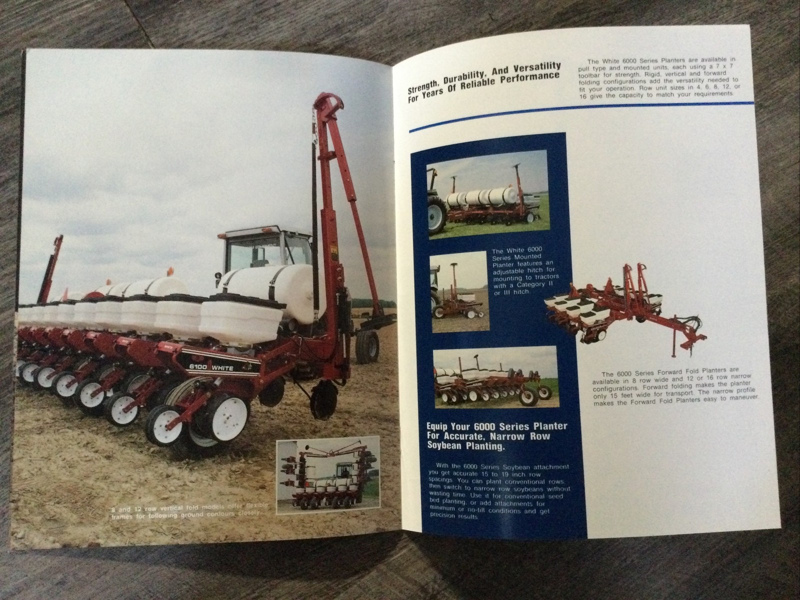 White 6000 Series Planter Sales Brochure AGCO White Farm Equipment