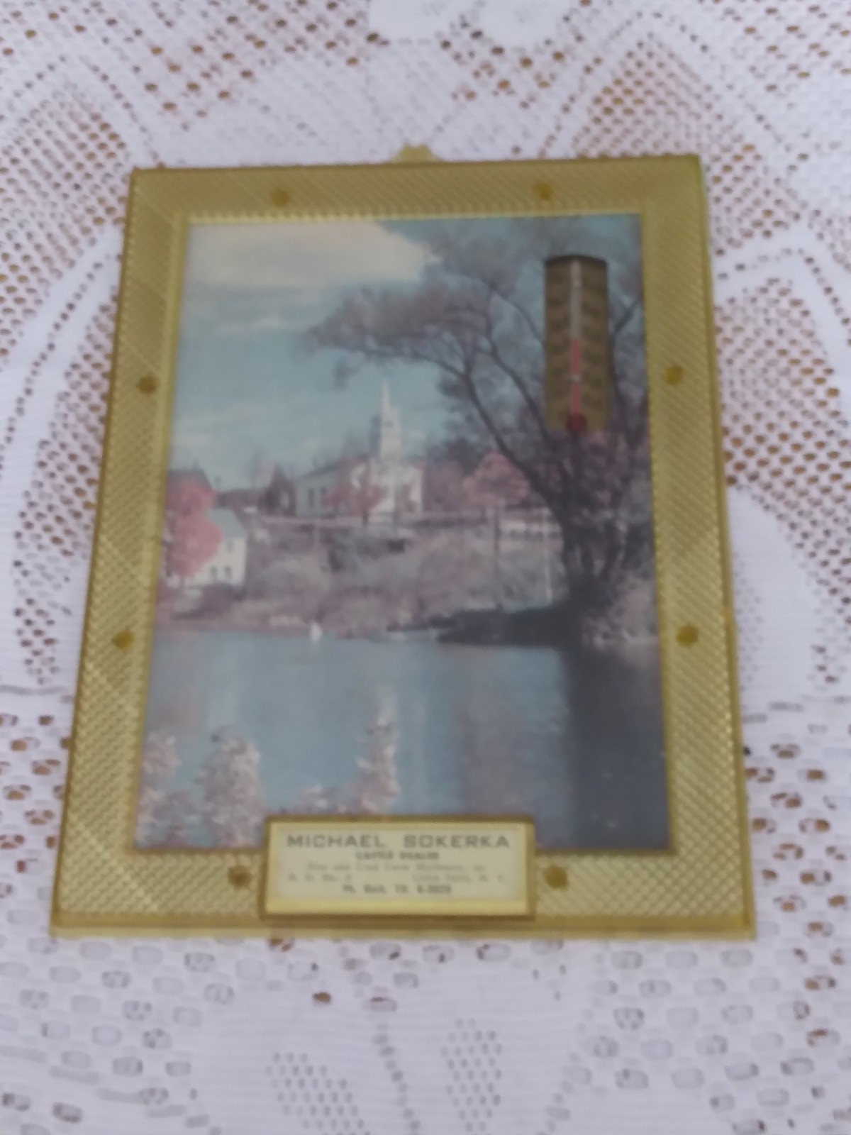 Vintage 1957 Farm Advertising MICHAEL SOKERKA CATTLE DEALER LITTLE FALLS N.Y.