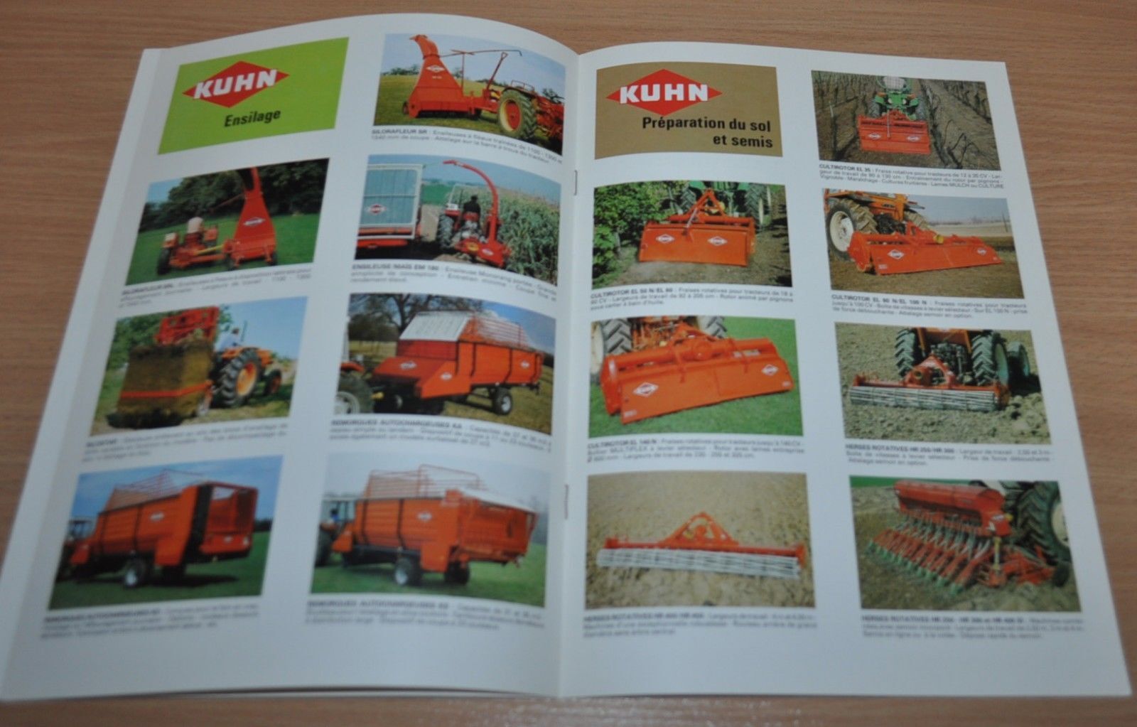 Kuhn Model Range Truck Agricultural Machinery Brochure Prospekt
