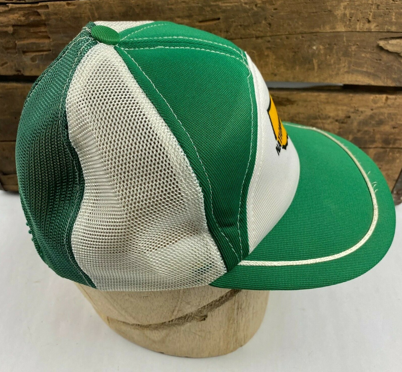 Nationwide Crop Hail Trucker Hat Farmer Snapback Cap Mesh SM-MD Ag USA Vintage