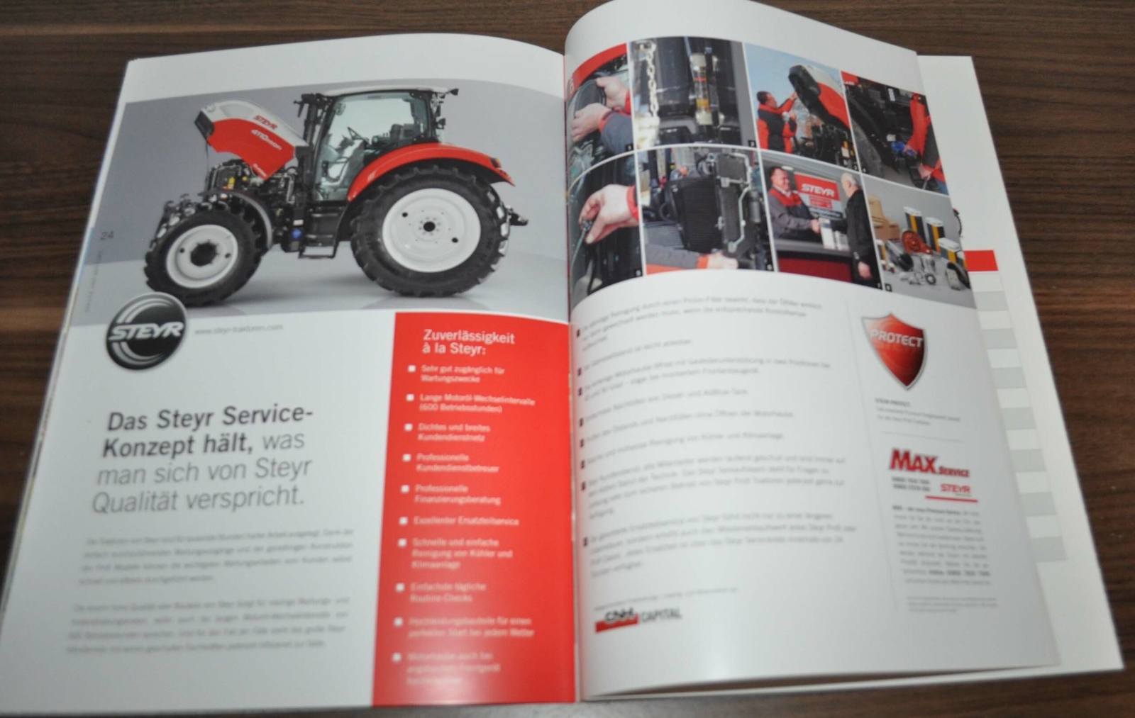 Steyr Profi Serie 4000 6000 Brochure Prospekt