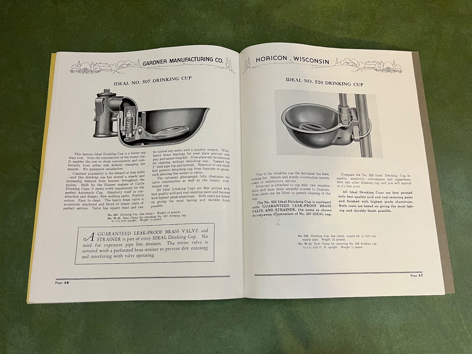 Original Idea Barn Equipment Sales Catalog Brochure 140 Horicon Wisconsin 1939