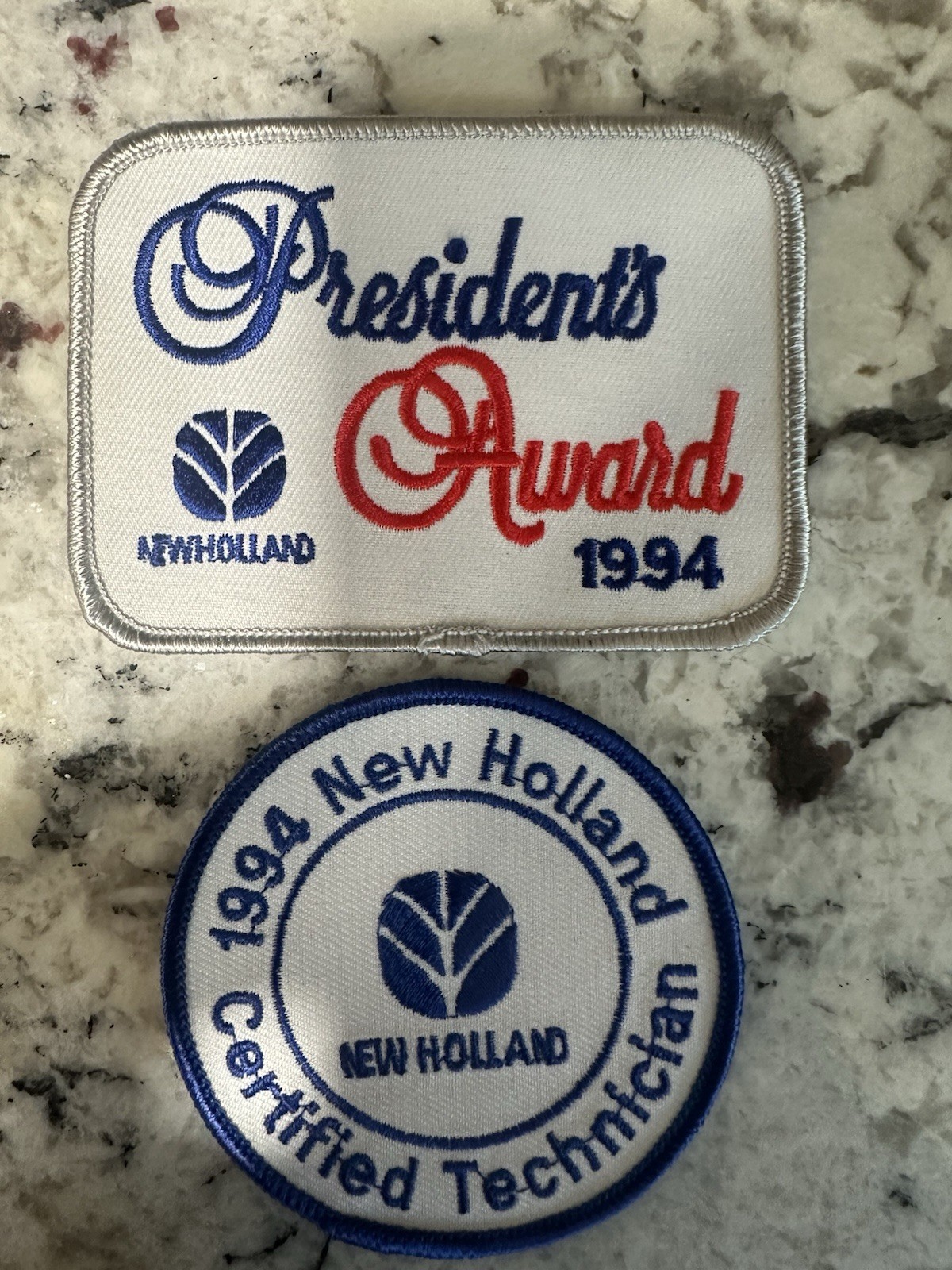 Vintage 1994 New Holland Certified Technician/Presidential Award Sew On Patch