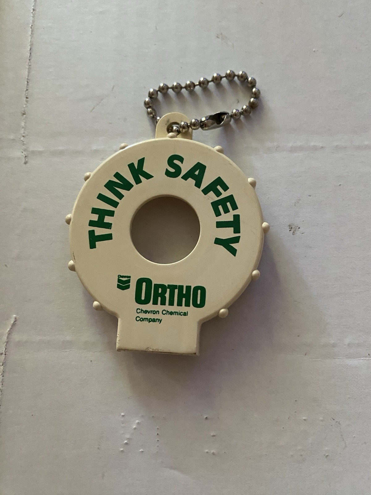 VTG Chevron BOTTLE Opener KEYCHAIN ORTHO Chevron CHEMICAL Company