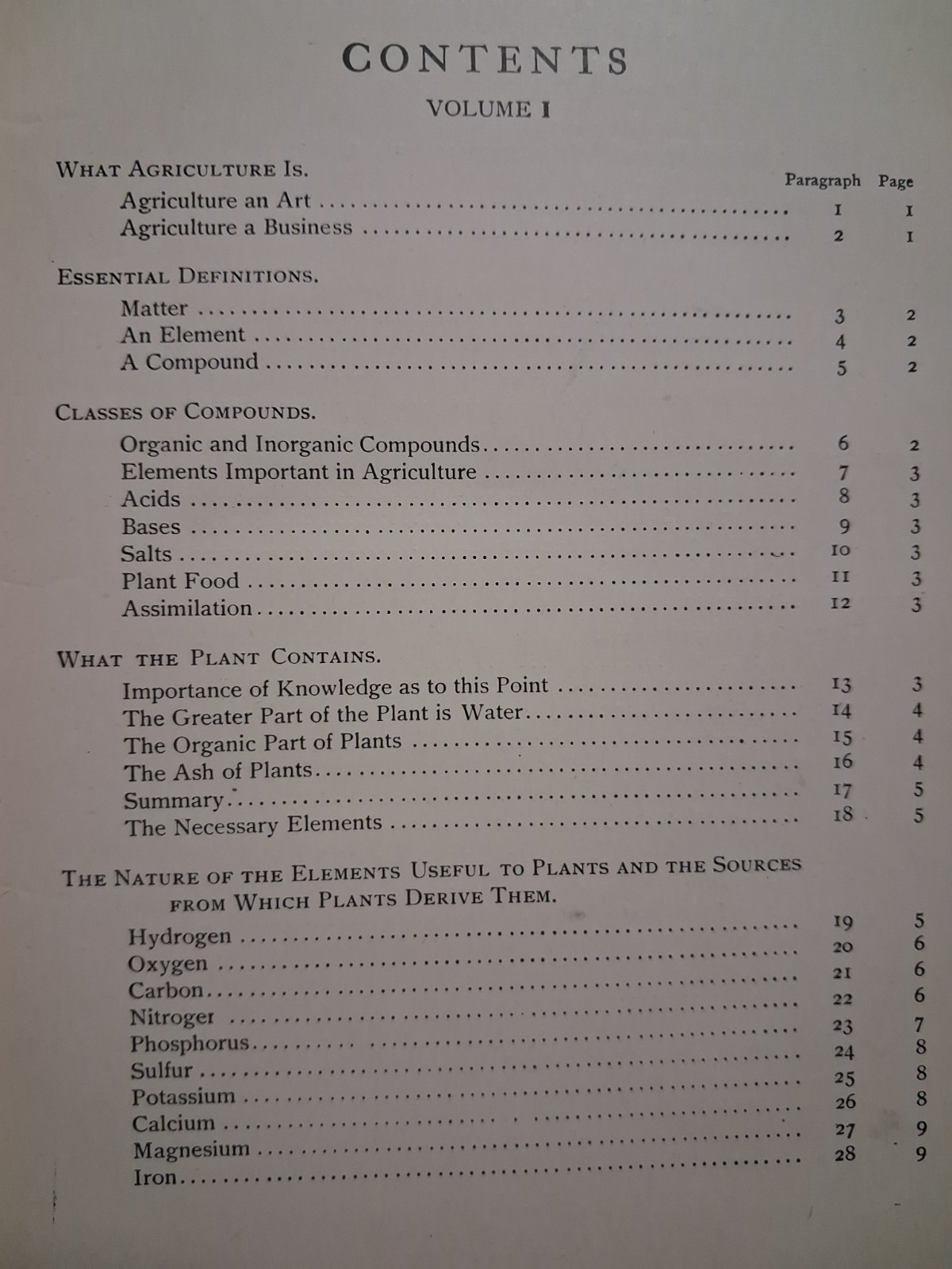 1911 AGRICULTURE Soils Formation TILLAGE DRAINAGE IRRIGATION Brooks